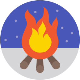 Lagerfeuer  Symbol