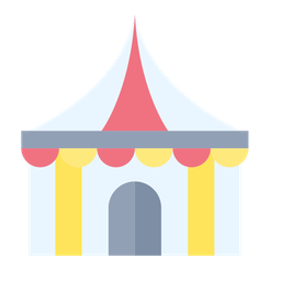 Tienda de circo  Icono