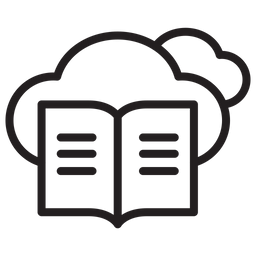 Cloud book  Icon