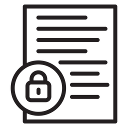 Document protection  Icon