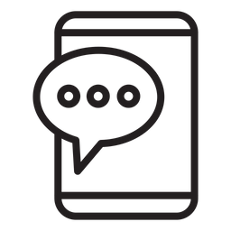 Mobile chat  Icon