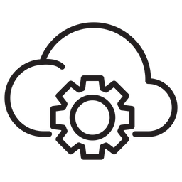 Cloud configuration  Icon