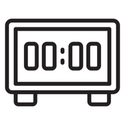 Digital clock  Icon