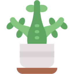 Jade Plant Pot Decoration Icon