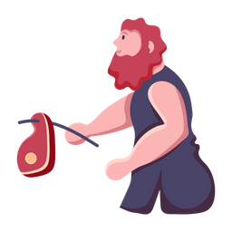 Caveman Food  Icon