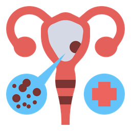 자궁 경부암  아이콘