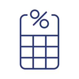 Calculadora de porcentaje  Icono