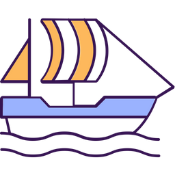 Ancient boat  Icon