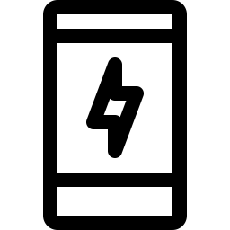 Telefon aufladen  Symbol