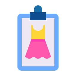 Dress Sketch  Icon