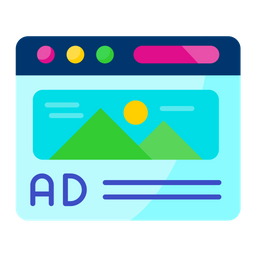 Banner Adverts  Icon