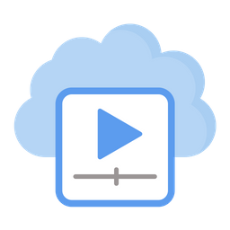 Cloud Videos  Icon