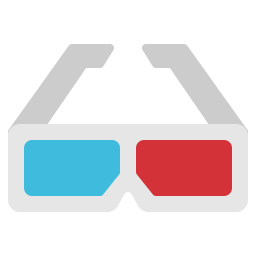 3D-Brille  Symbol