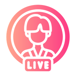 Live Streaming  Icon