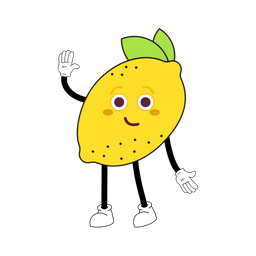 Mascote De Limao Personagem De Fruta Arte De Ilustracao Ícone