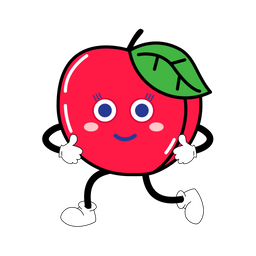 Mascote De Ameixa Personagem De Fruta Arte De Ilustracao Ícone