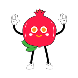 Mascote De Roma Personagem De Fruta Arte De Ilustracao Ícone