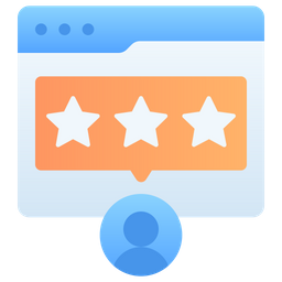Avaliação do cliente  Ícone