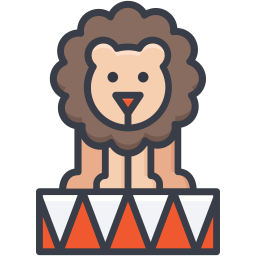 Circus Lion  Icon