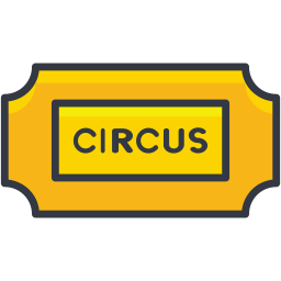 Circus Ticket  Icon