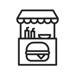 Burger Stall  Icon