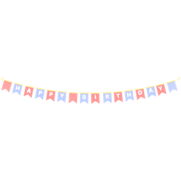 Birthday Flags  Icon