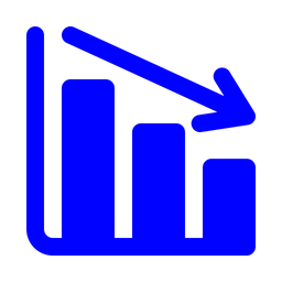 Chart Down  Icon