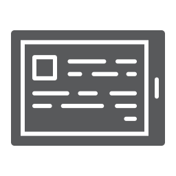 Elektronisches Lesen  Symbol