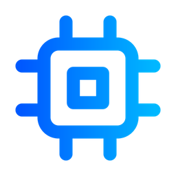 Procesador de chip de CPU  Icono