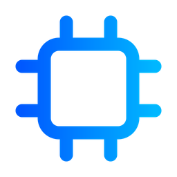 Procesador de chip de CPU  Icono