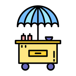 Burger Cart  Icon