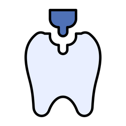 Obturação dentária  Ícone