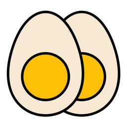 Huevo duro  Icono