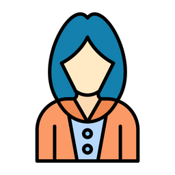 Clerk Female  Icon