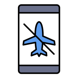 Airplane Mode Inactive  Icon