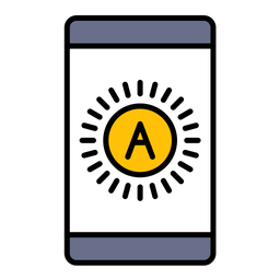 Brightness Auto  Icon