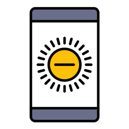 Brightness Low  Icon