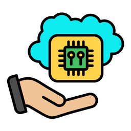 Cloud In Hands  Icon