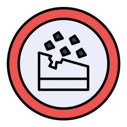 Falling Rocks  Icon