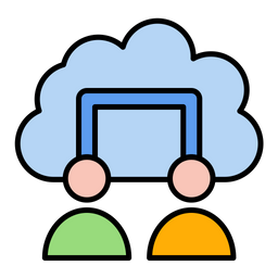 Cloud Users  Icon