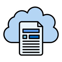 Cloud File  Icon