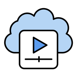 Cloud Videos  Icon