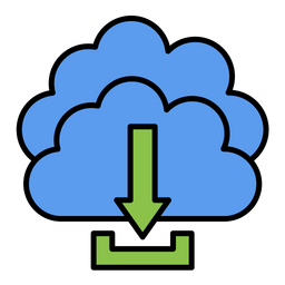 Cloud Download  Icon