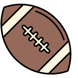 Amerikanischer Fußball  Symbol