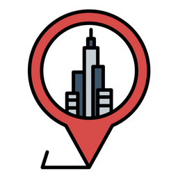 Dubai Location  Icon