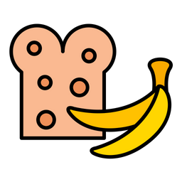 Pan de banana  Icono