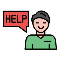 Ask For Help  Icon