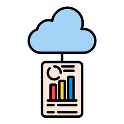 Cloud Reporting  Icon