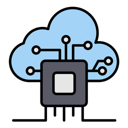 Cloud Based Architecture  Icon