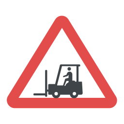 Caution Forklift  Icon